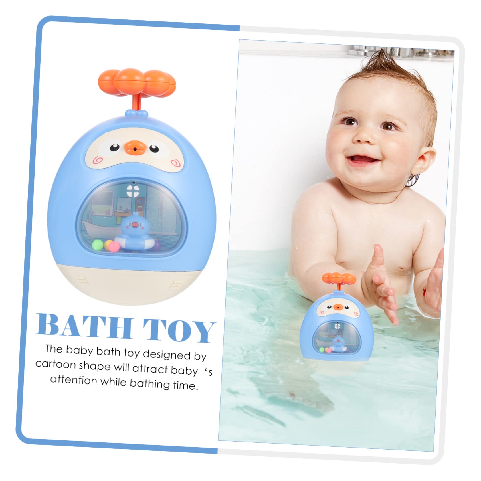 VICASKY 3-Piece Tumbler Toy Set for Kids - Colorful Bath & Beach Play Tumbler Cups - Durable ABS Plastic Sky Blue Children's Toys for Outdoor Sand Play, Pool Fun & Bathtime Activities