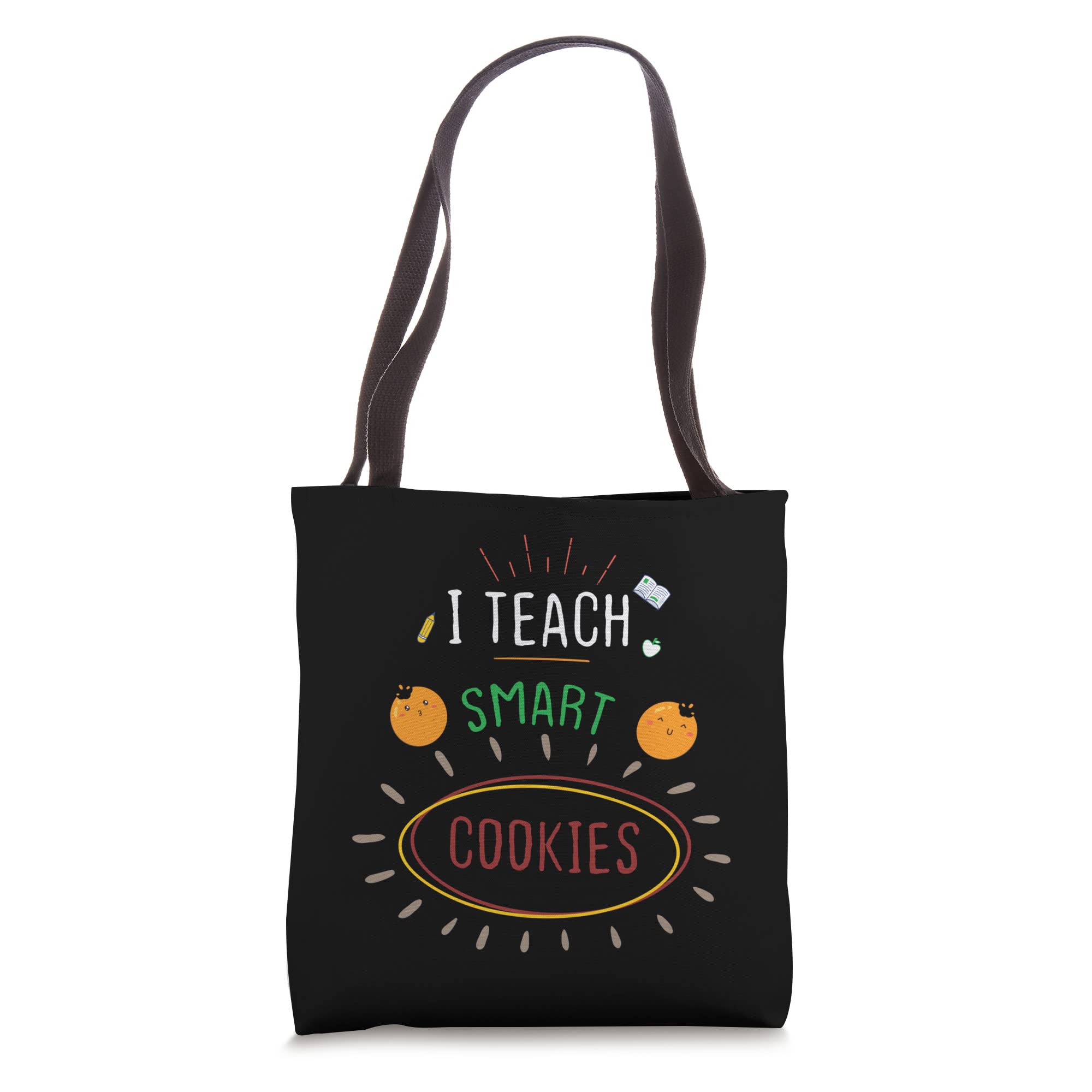 Smart Cookies Teacher Tote Bag - Cute Back to School Gift for Educators - Perfect for Classroom Supplies, Books & Everyday Use