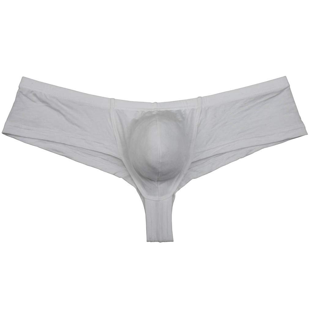 OROCOJUCO Men's Modal Cheeky Underwear - Brazilian Bikini Briefs with Bulge Pouch, Comfortable & Breathable Boxer Trunks for Workout, Sleep & Daily Wear