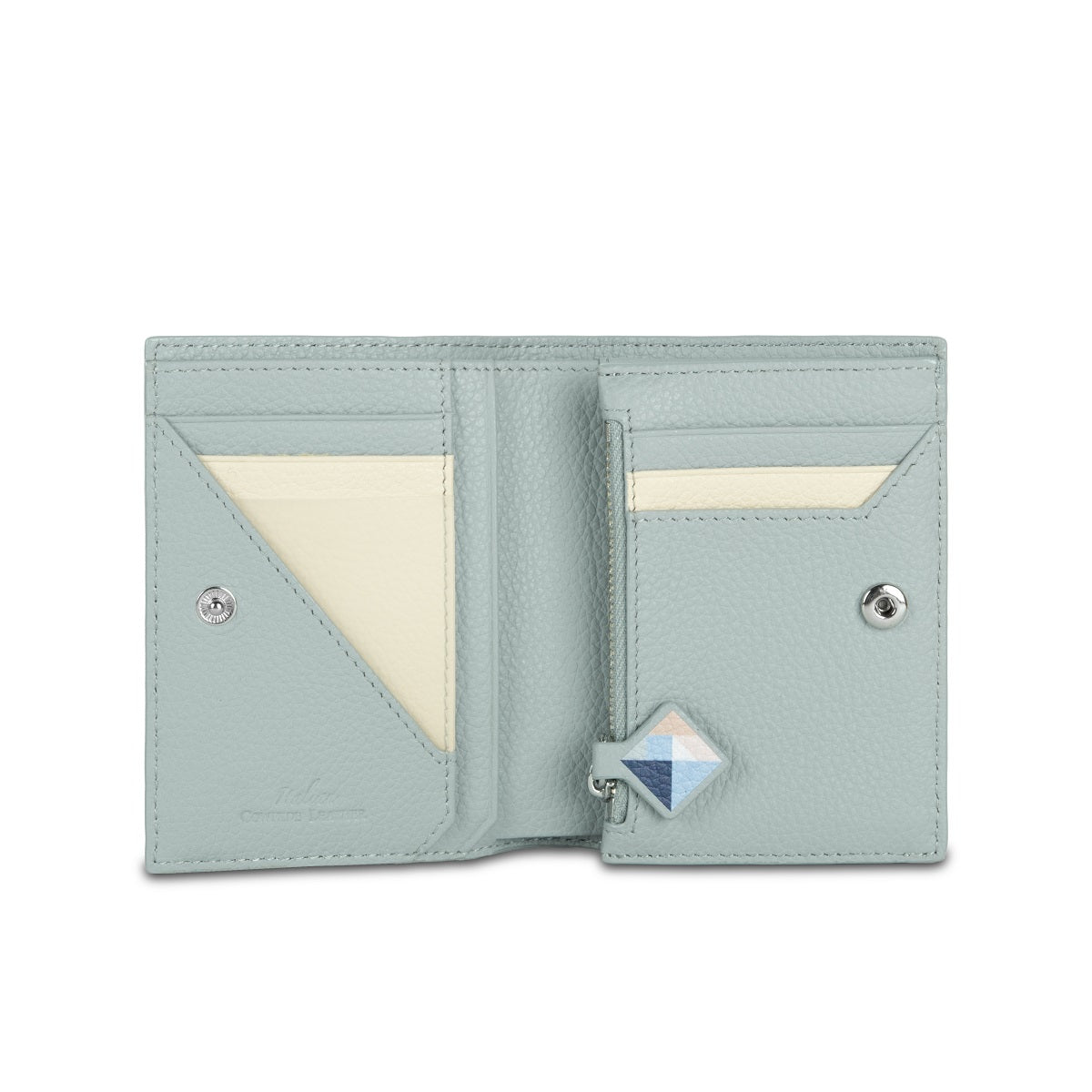Samuel Ashley x Pantone Genuine Leather Bi-Fold Wallet for Men - Stylish & Durable RFID Blocking Card Holder - Perfect for Everyday Use, Travel, and Gifts