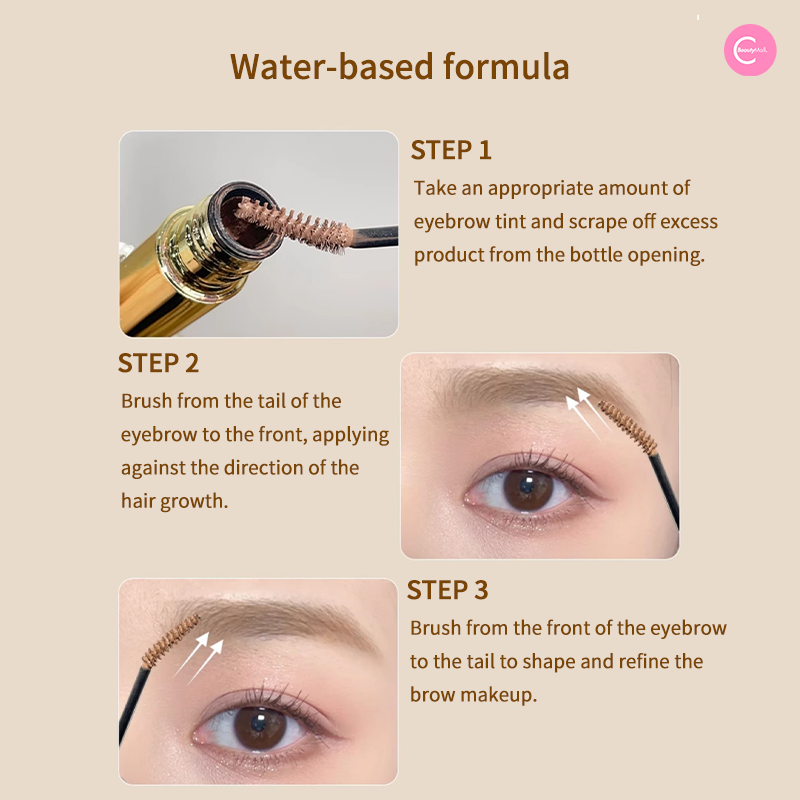 GELLA'S Volumizing Tint Brow Gel - Eyebrow Makeup for Thicker, Fuller Brows - Waterproof & Long-Lasting - Perfect for Daily Use & Special Occasions