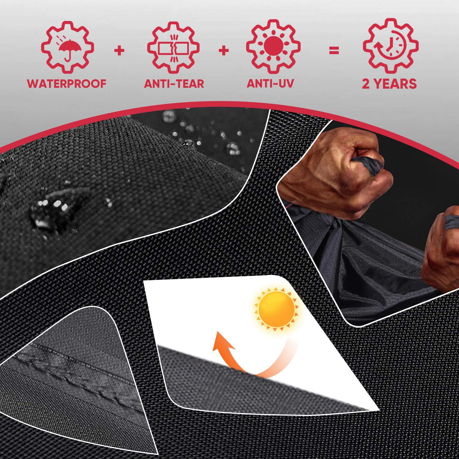 Heavy Duty Waterproof Patio Furniture Cover - 76