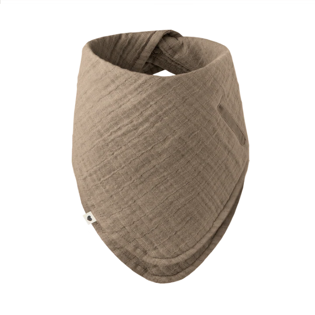Dark Oak Bandana Bib for Babies - Soft & Absorbent Drool Bibs for Teething, Feeding & Messy Play - Perfect for Infants & Toddlers
