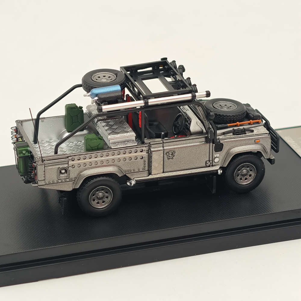 1:64 Scale SW Land Rover Defender 110 SUV Pickup Off-Road Vehicle Diecast Model Car - Premium Collectible for Display, Gifts & RC Car Enthusiasts | Home Office Decoration, Toy Car Collection Showcase