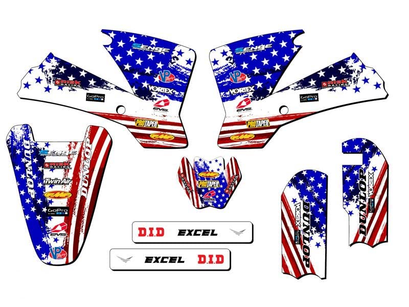 2002-2008 KTM SX 65 Graphics Kit - High-Quality Senge Designs | Durable Decal Stickers for Motocross & Dirt Bike Racing | Perfect for Track & Off-Road Performance