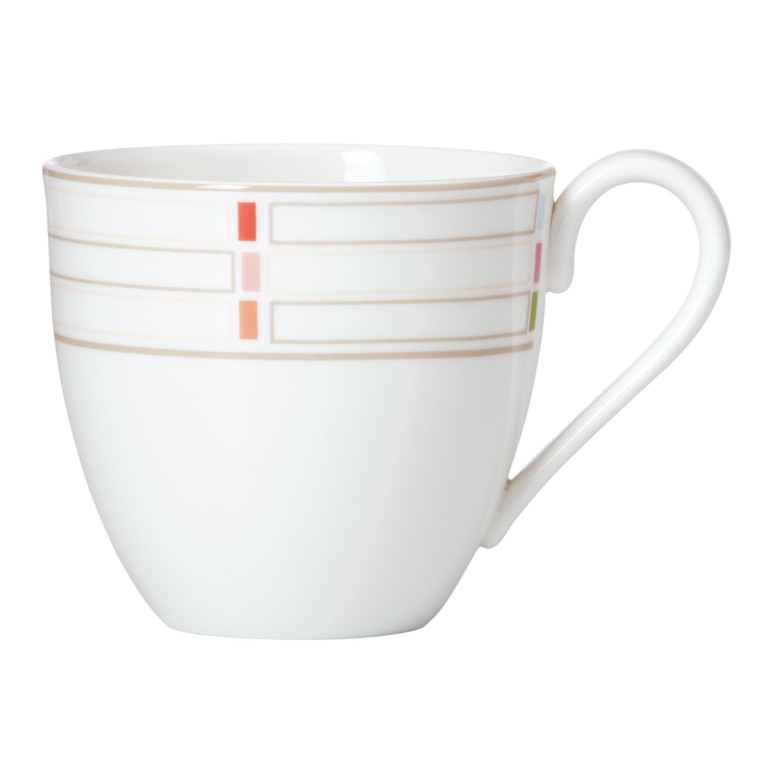 Lenox Entertain 365 Sculpture Confetti Dessert Mugs Set of 4 - Colorful Ceramic Coffee Cups for Tea, Hot Chocolate & Dessert - Perfect for Parties, Bridal Showers & Home Decor