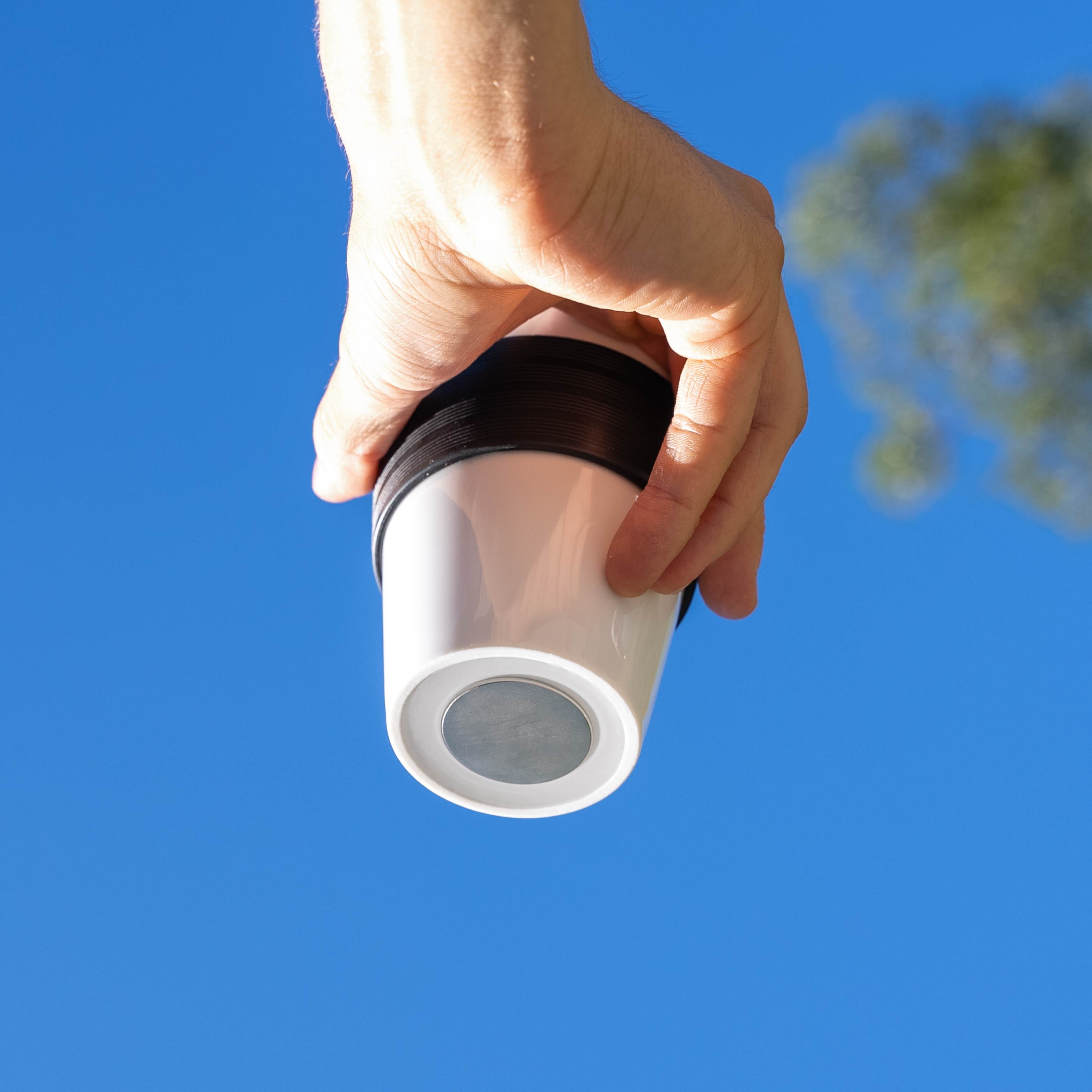 Magnetic Travel Coffee Mug - Insulated Porcelain To Go Cup for Hot & Cold Drinks - Perfect for Commuting, Office, and Outdoor Adventures