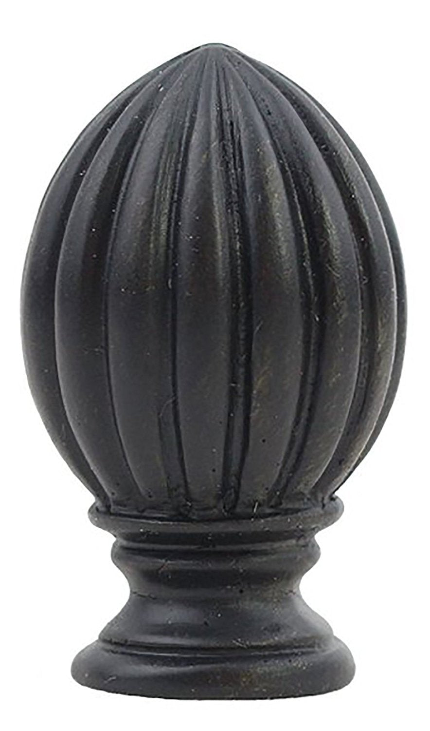 Fluted Lamp Finial - Antique Brass & Polished Nickel Finishes - Perfect for Table Lamps, Floor Lamps & Chandeliers