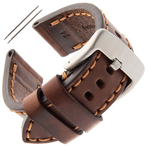 Brown, Stainless Steel Buckle