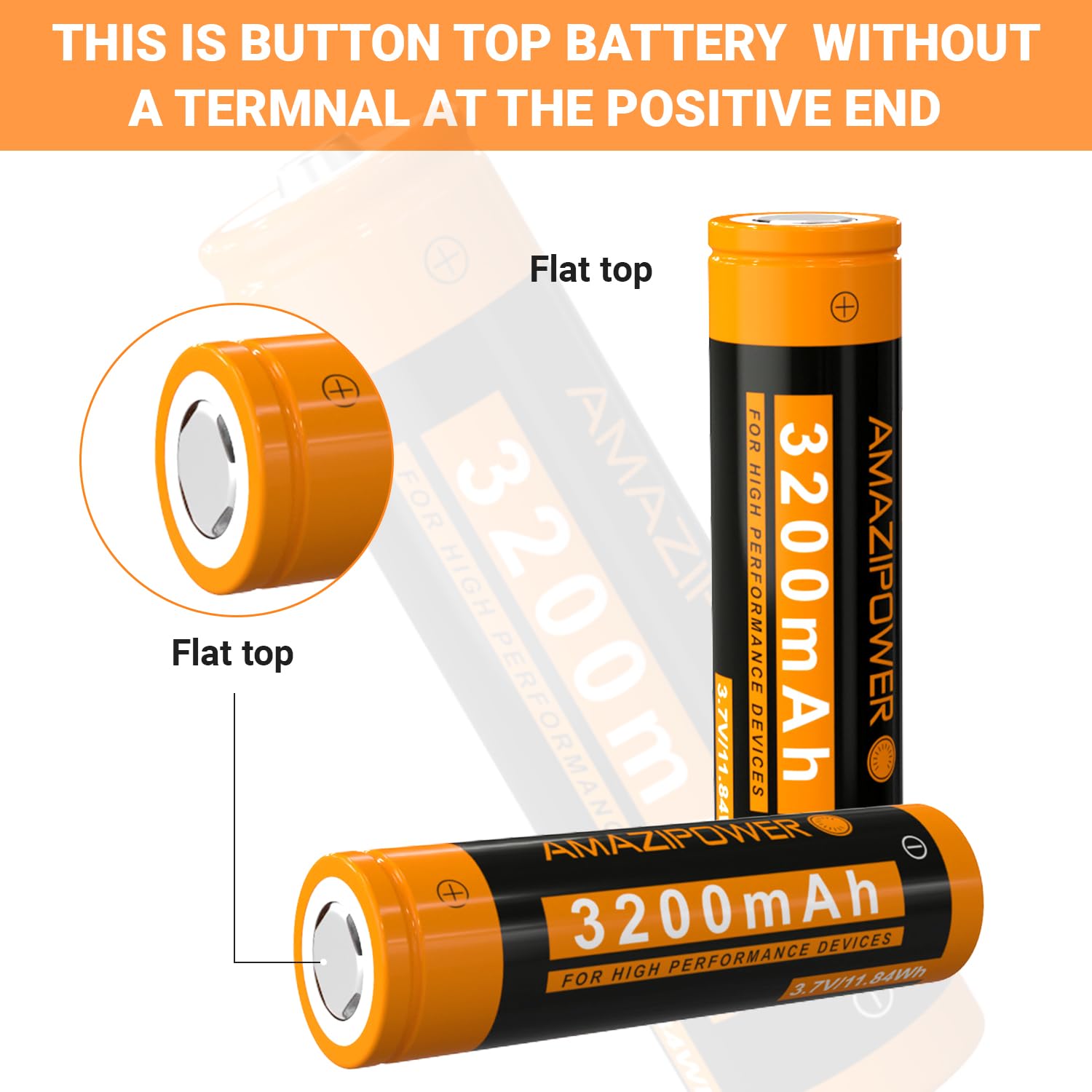 3.7V Rechargeable NiMH 3200mAh High Capacity Batteries - Long Lasting Power for LED Headlamps, Remote Controls, RC Cars & Electronic Devices | Perfect for Outdoor Adventures, Home Use & Hobby Projects
