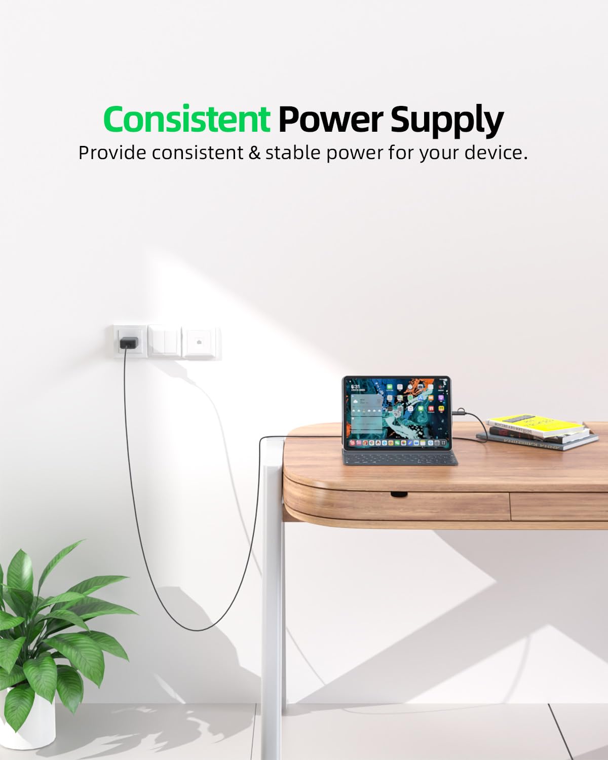 Premium 2-in-1 USB Type C & Micro USB Charging Cable for Samsung Galaxy Tab A/E/S/S2/S3/S4 (7.0