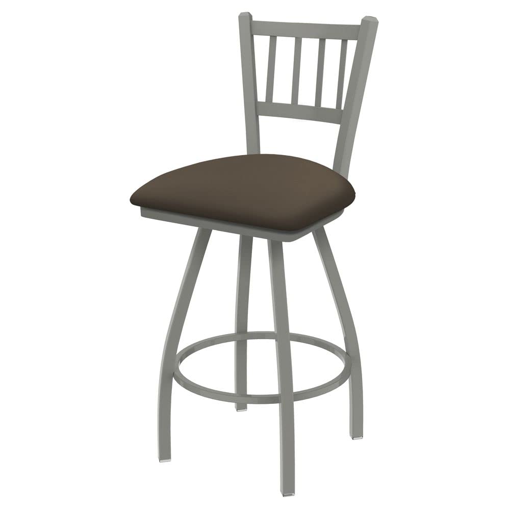 Holland Bar Stool Co. XL 810 Contessa Swivel Bar Stool in Canter Earth - Adjustable Height Counter Stool for Kitchen Island, Bar, or Dining Room - Comfortable & Stylish Seating Solution