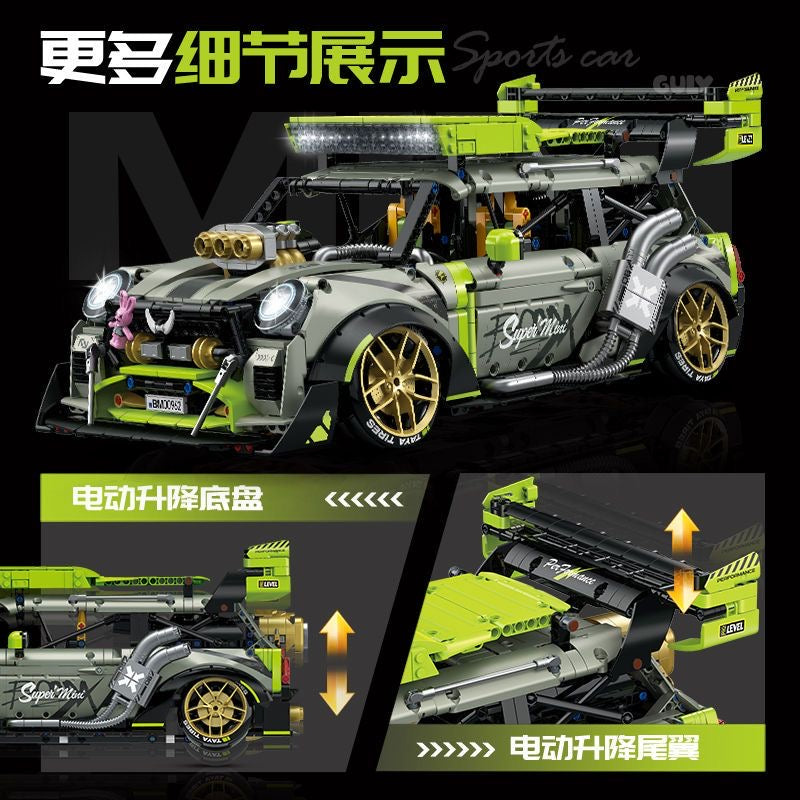GULY 10632 BMW MINI RC Car - 1:32 Scale Remote Control Toy Car for Kids & Adults - High Speed Electric Racing Vehicle for Indoor & Outdoor Play - Perfect Gift for Birthday, Christmas & Parties