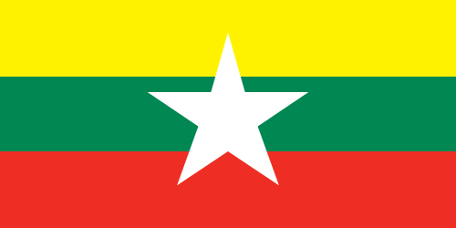 144-Pack Myanmar 3'x5' Flags - Durable ROUGH TEX® Polyester for Outdoor & Indoor Use - Perfect for Sports Events, Parades, and Patriotic Decorations