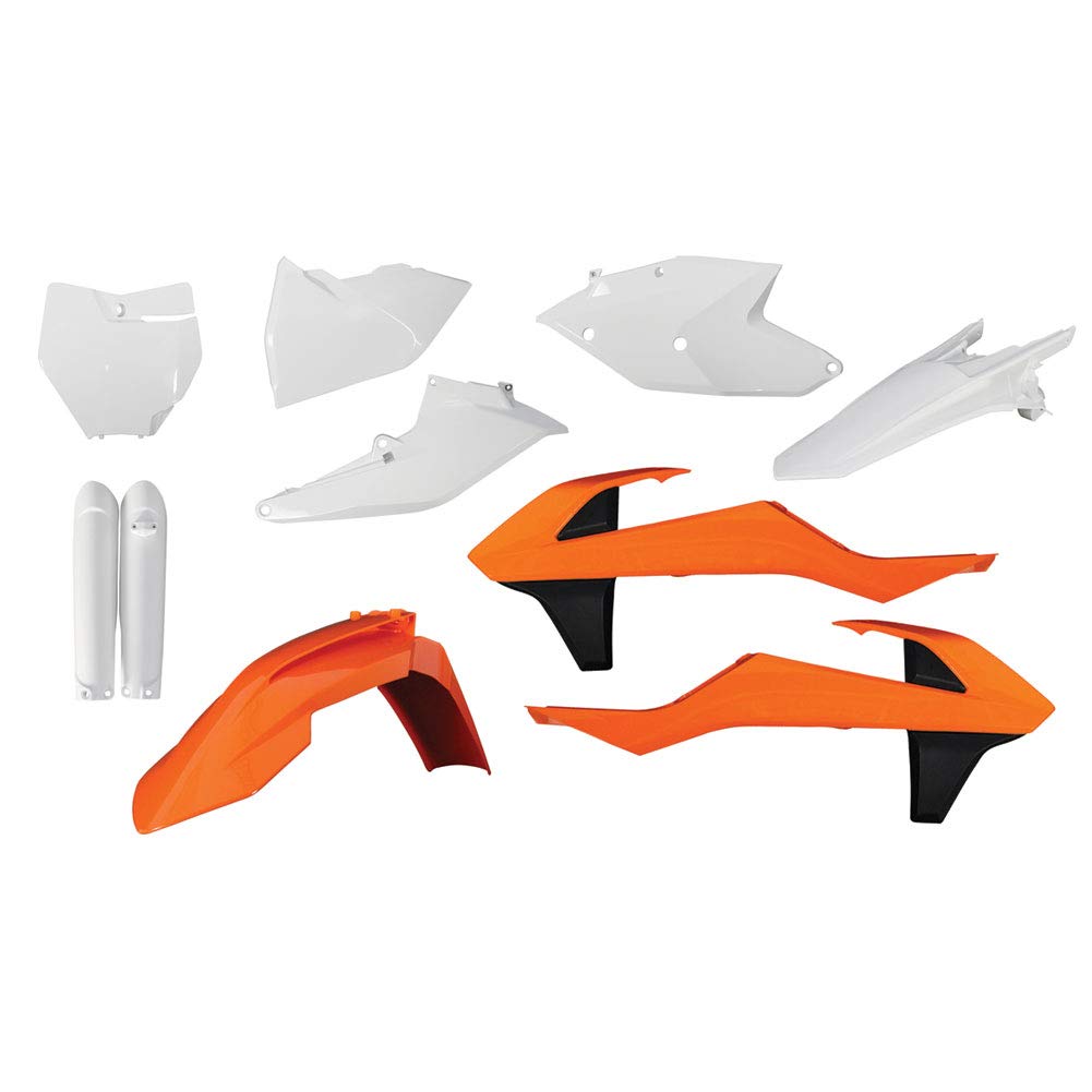 Full Plastic KIT Orange - Durable Plastic Tool Kit for DIY & Home Repairs - Perfect for Automotive, Plumbing & Household Projects