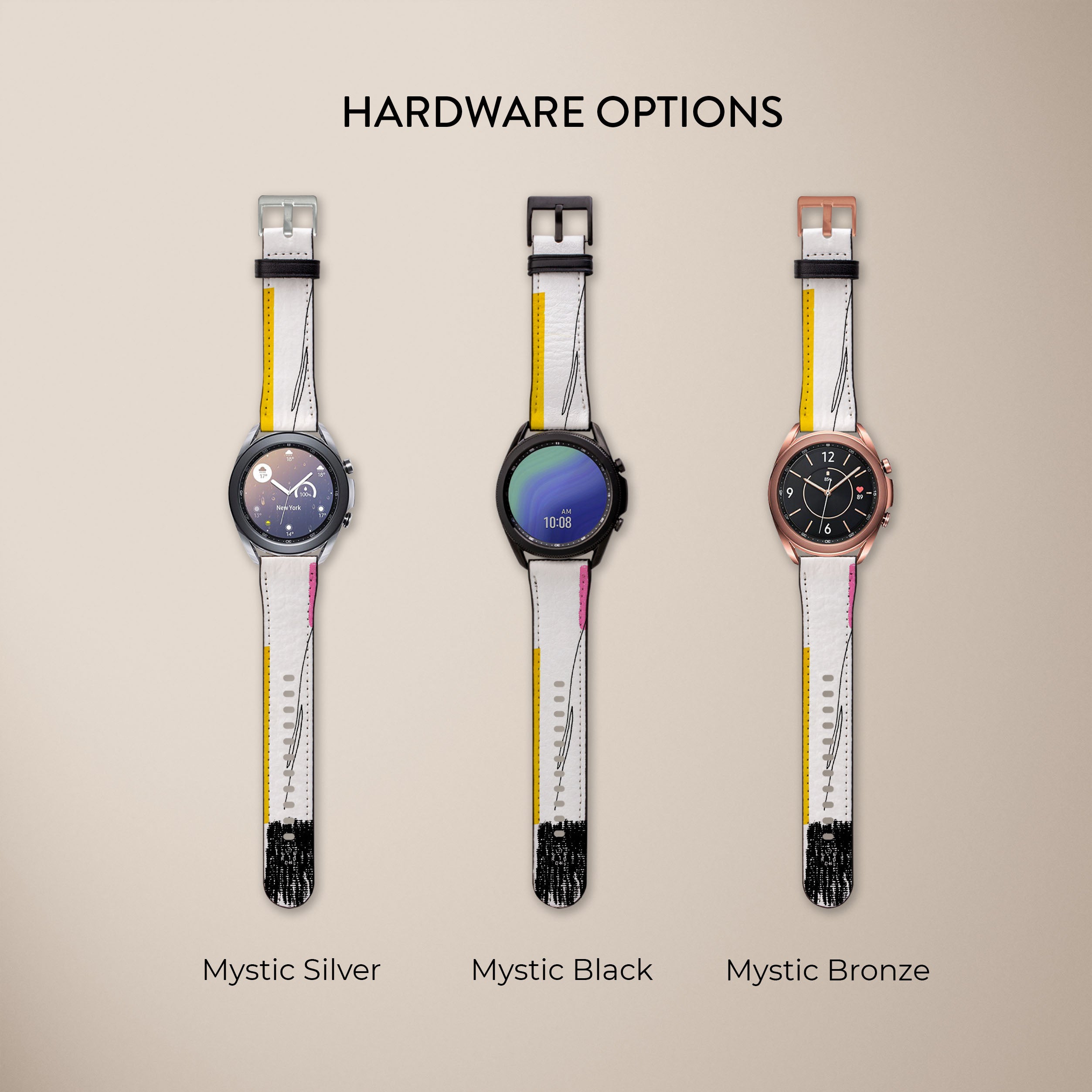 Chromatic Galaxy Watch Band - Stylish & Durable Smartwatch Strap for Samsung Galaxy Watch - Perfect for Workouts, Running & Everyday Wear