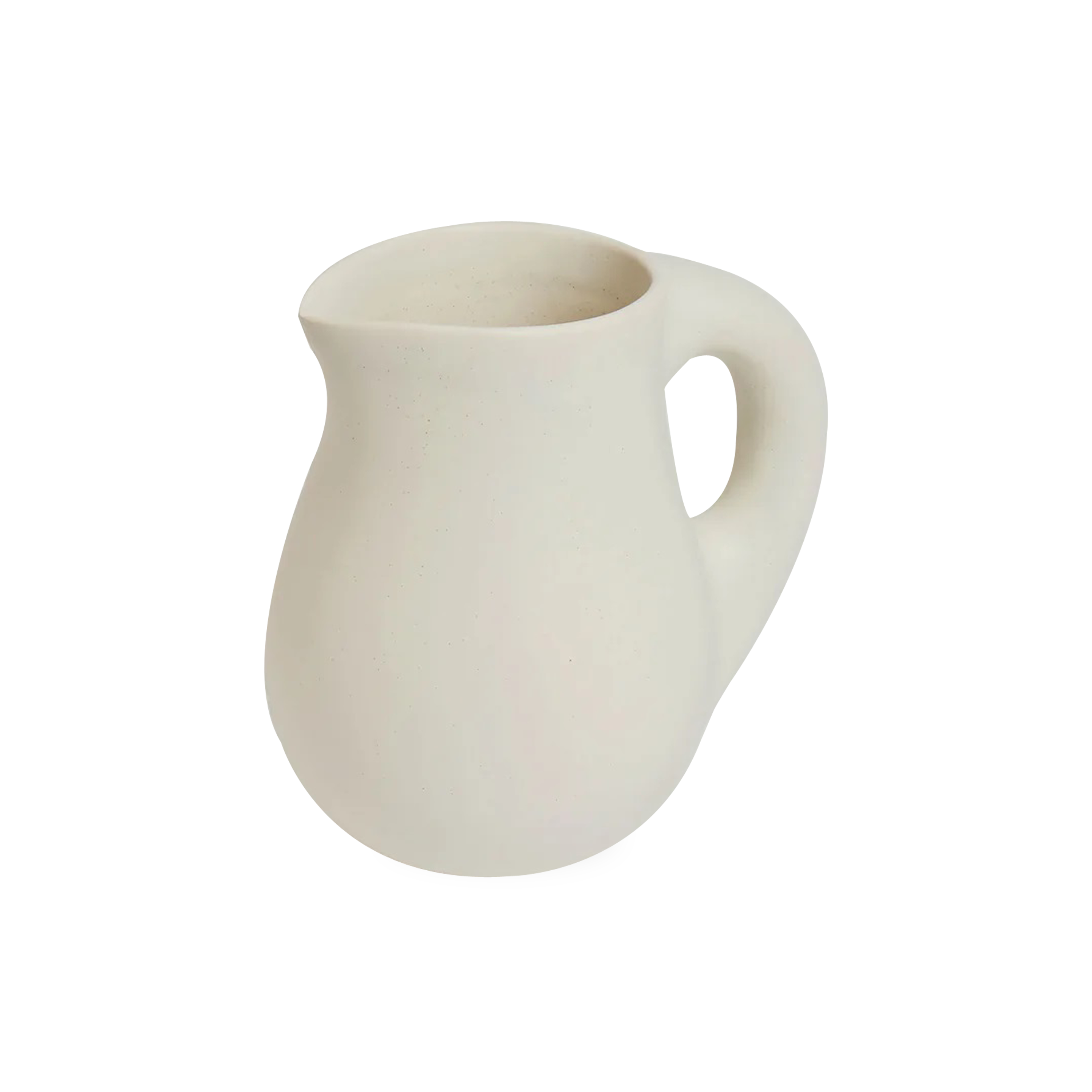 Handmade Stoneware Pitcher for Milk, Juice & Water - Rustic Farmhouse Kitchen Decor, Perfect for Serving Drinks at Parties & Gatherings