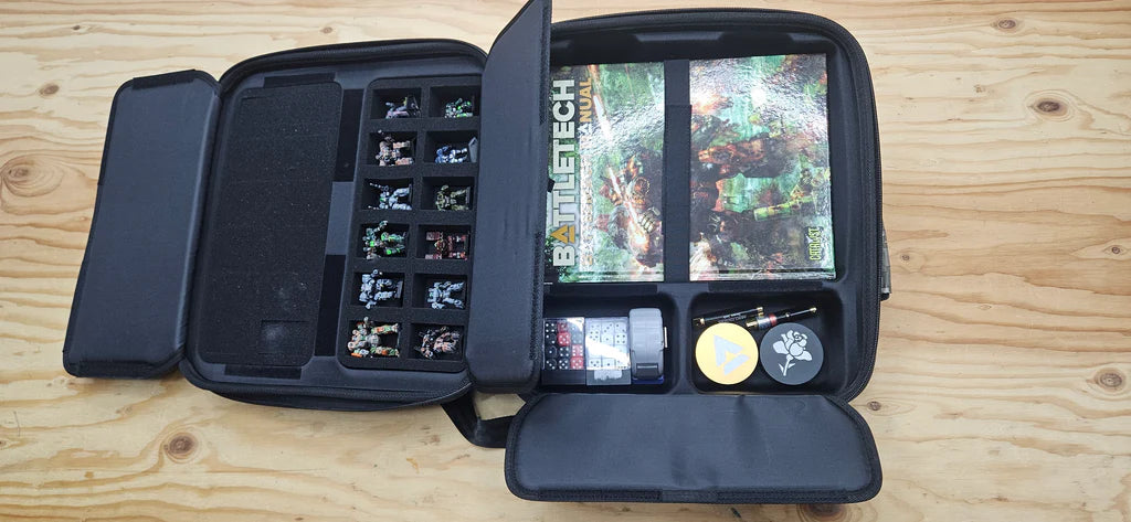 BattleTech Field Commander's Case - Premium Miniature Storage & Transport for Tabletop Wargaming - Perfect for Battletech, MechWarrior & Strategy Game Accessories Organization