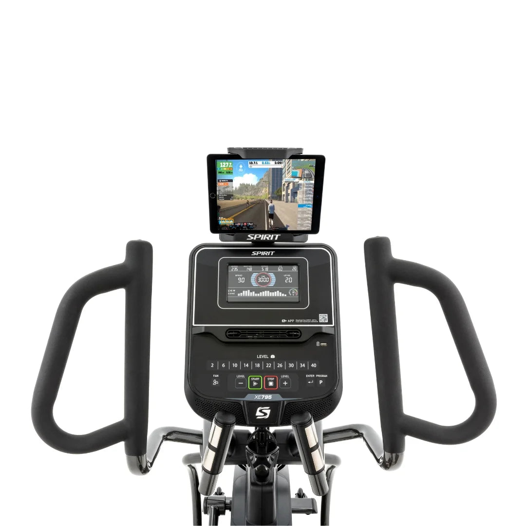 Spirit XE795V2 Elliptical Trainer Machine - Low Impact Cardio Equipment for Home Gym - Perfect for Weight Loss & Full Body Workout