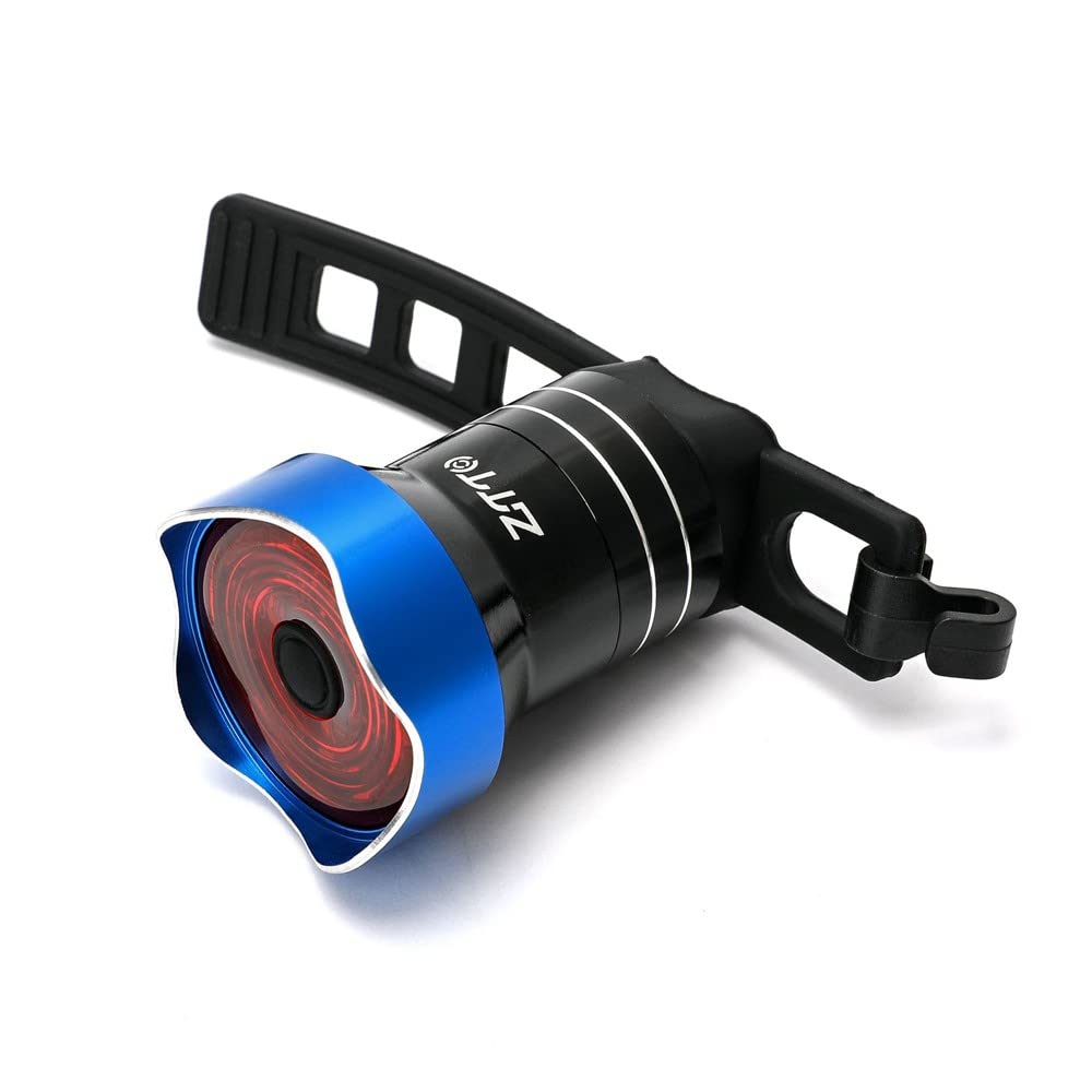 USB Rechargeable Smart Bicycle Tail Light - Auto Induction LED Safety Light for Mountain & Road Bikes - Night Riding Essential Accessories for Cycling Commuters & Outdoor Enthusiasts