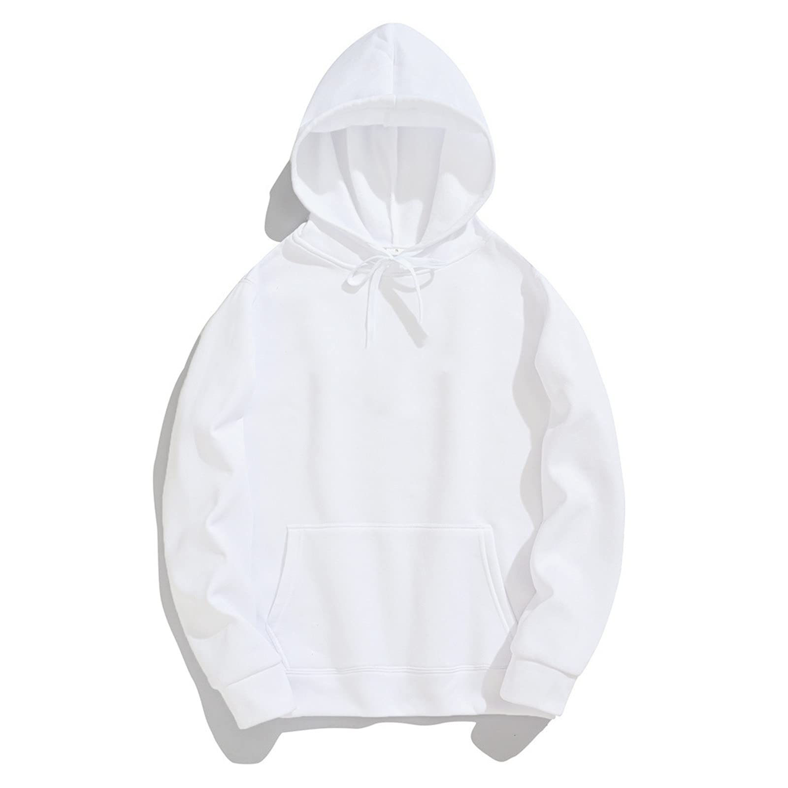 Men's Color Block Hooded Long Jacket with Pockets - Warm Winter Zip Up Sweater Hoodie for Men | Casual Outerwear for Autumn & Winter Seasons