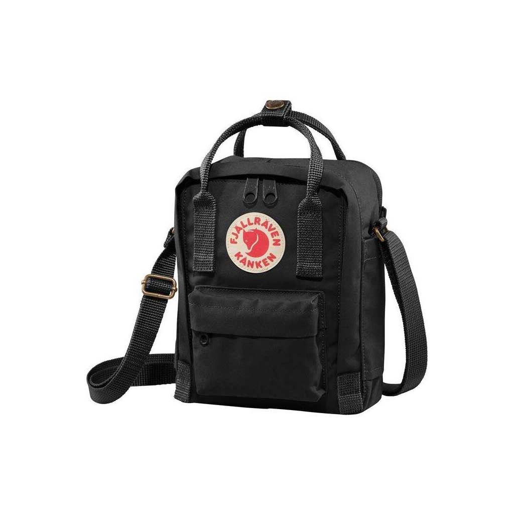 Fjallraven Kanken Sling Bag - Lightweight Crossbody Backpack for Travel, Hiking & Daily Use - Black