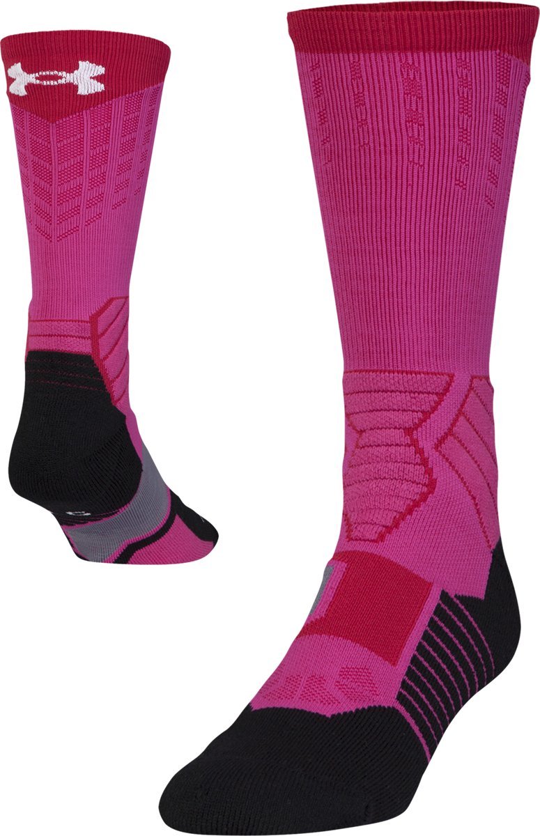 Under Armour Men's Drive Basketball Crew Socks - 1 Pair Moisture-Wicking Performance Socks for Basketball, Running & Gym Workouts - Comfortable Athletic Socks for Sports & Daily Wear