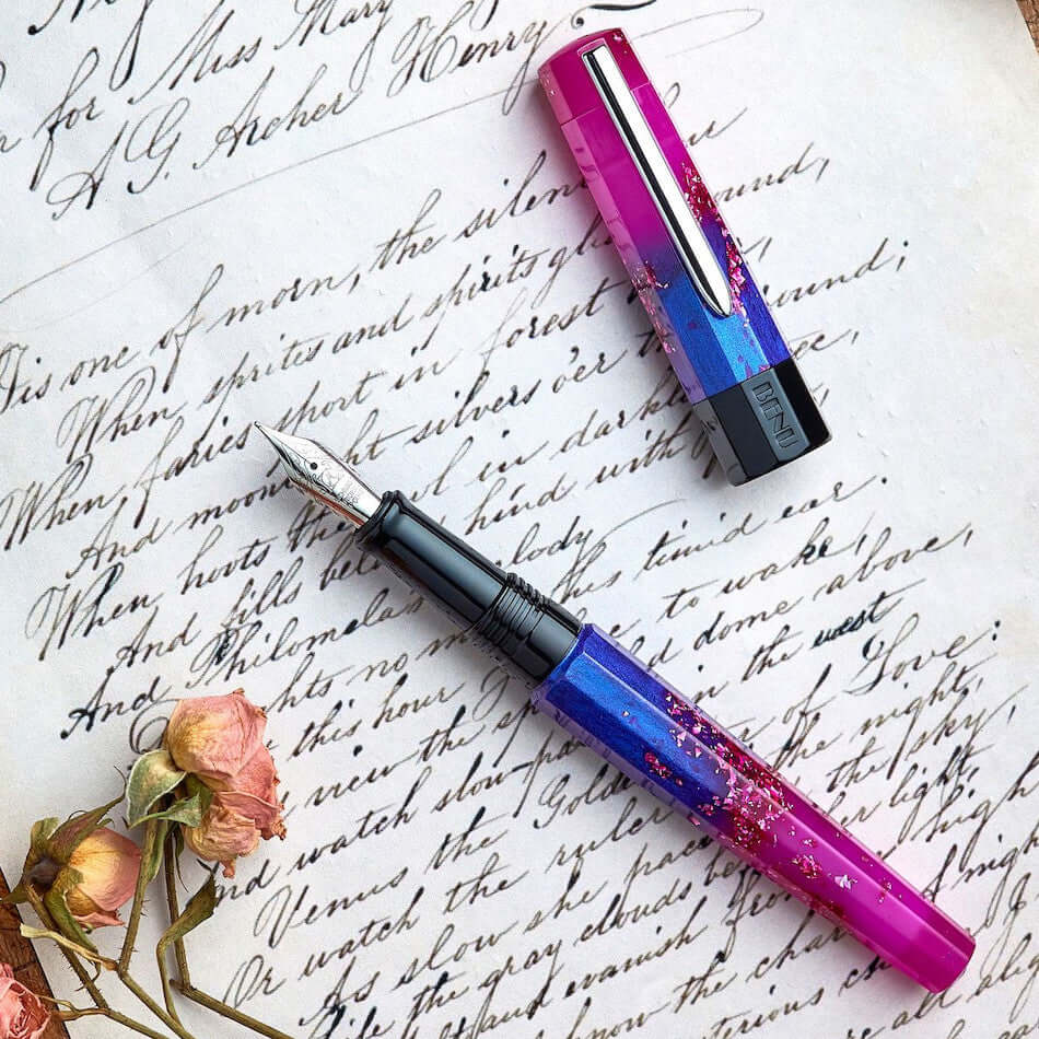 Benu Euphoria Fountain Pen - Premium Writing Instrument for Calligraphy, Journaling & Gifts - Elegant Love Story Design for Writers & Pen Enthusiasts
