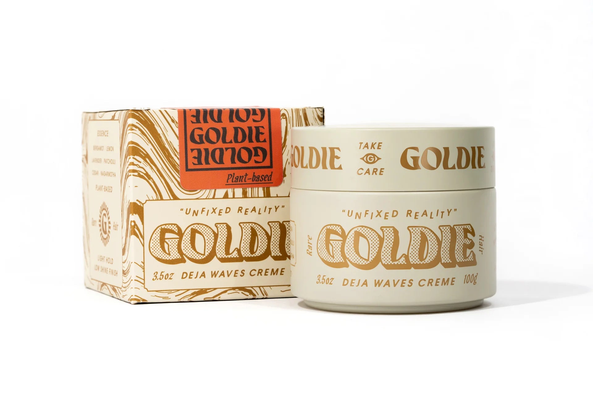 Goldie Provisions Deja Waves Creme 4oz - Hydrating Hair Styling Cream for Beach Waves & Natural Curls - Perfect for Beach Days, Travel & Everyday Styling