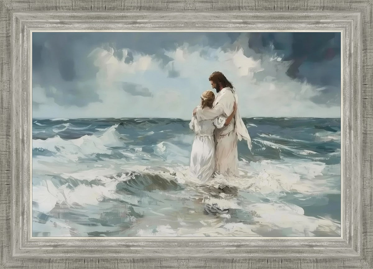 Be Still By Gabriel Heaton - Inspirational Christian Wall Art for Home & Office Decor - Perfect for Living Room, Bedroom, or Gift