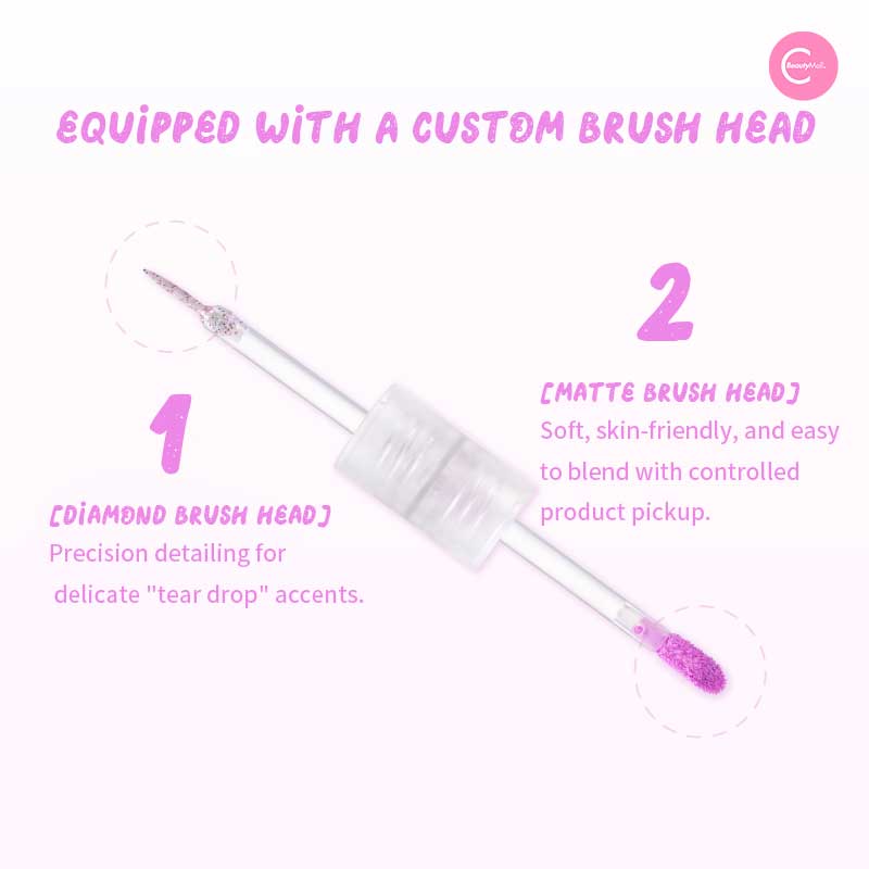 LEEMEMBER Dual Ended Liquid Eyeshadow - Long Lasting Waterproof Makeup for Day & Night Wear - Perfect for Parties, Weddings & Everyday Glam