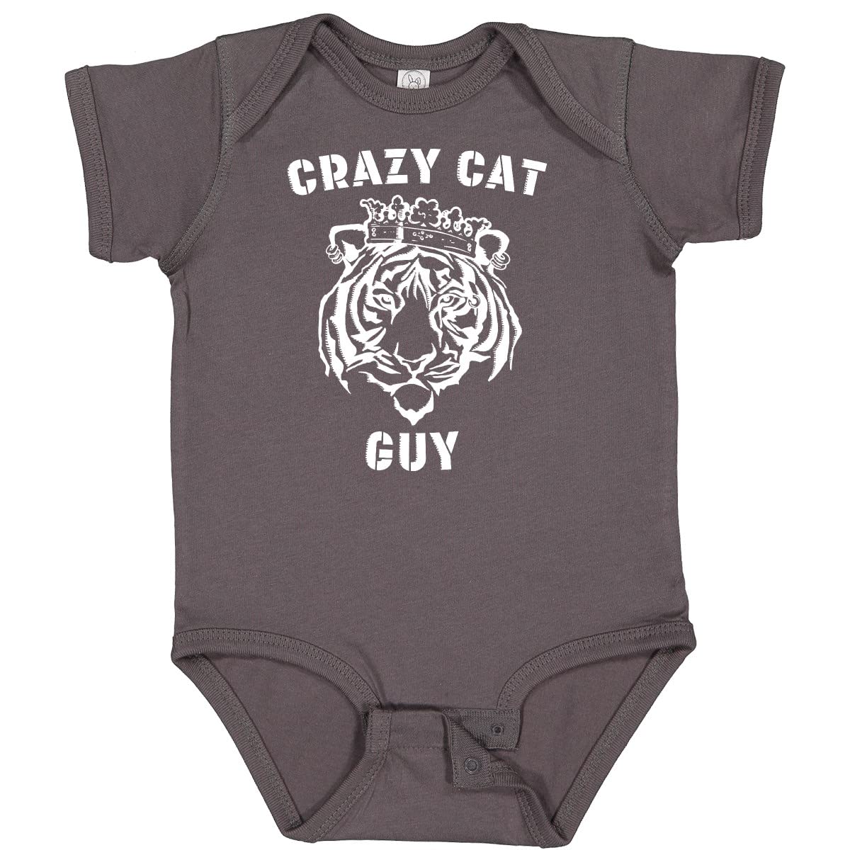 Crazy Cat Guy Tiger Bodysuit - Cute Baby Outfit for Playtime