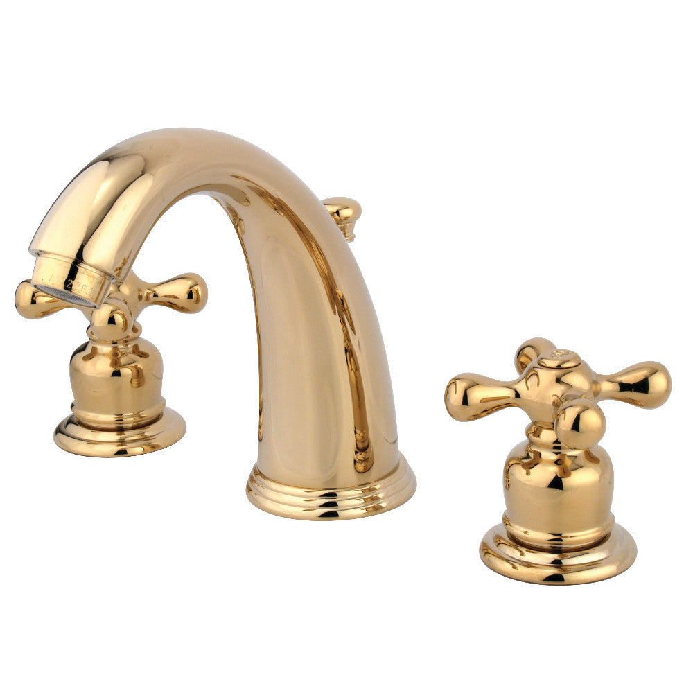 Kingston Brass GKB981AX Widespread Bathroom Faucet - 8 Inch Centers, Oil Rubbed Bronze Finish, High Arc Spout - Perfect for Modern Bathroom Vanities and Powder Rooms