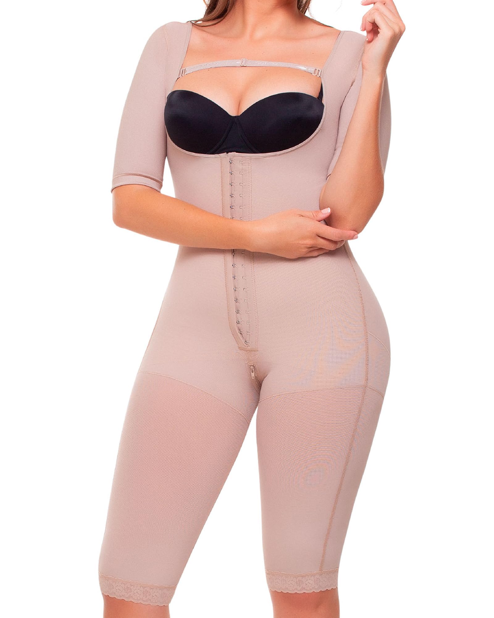 Colombian Faja Shapewear with Butt Lifter - Post Surgery BBL Faja & Compression Garment for Women After Liposuction - Perfect for Body Contouring, Waist Training, and Postpartum Recovery