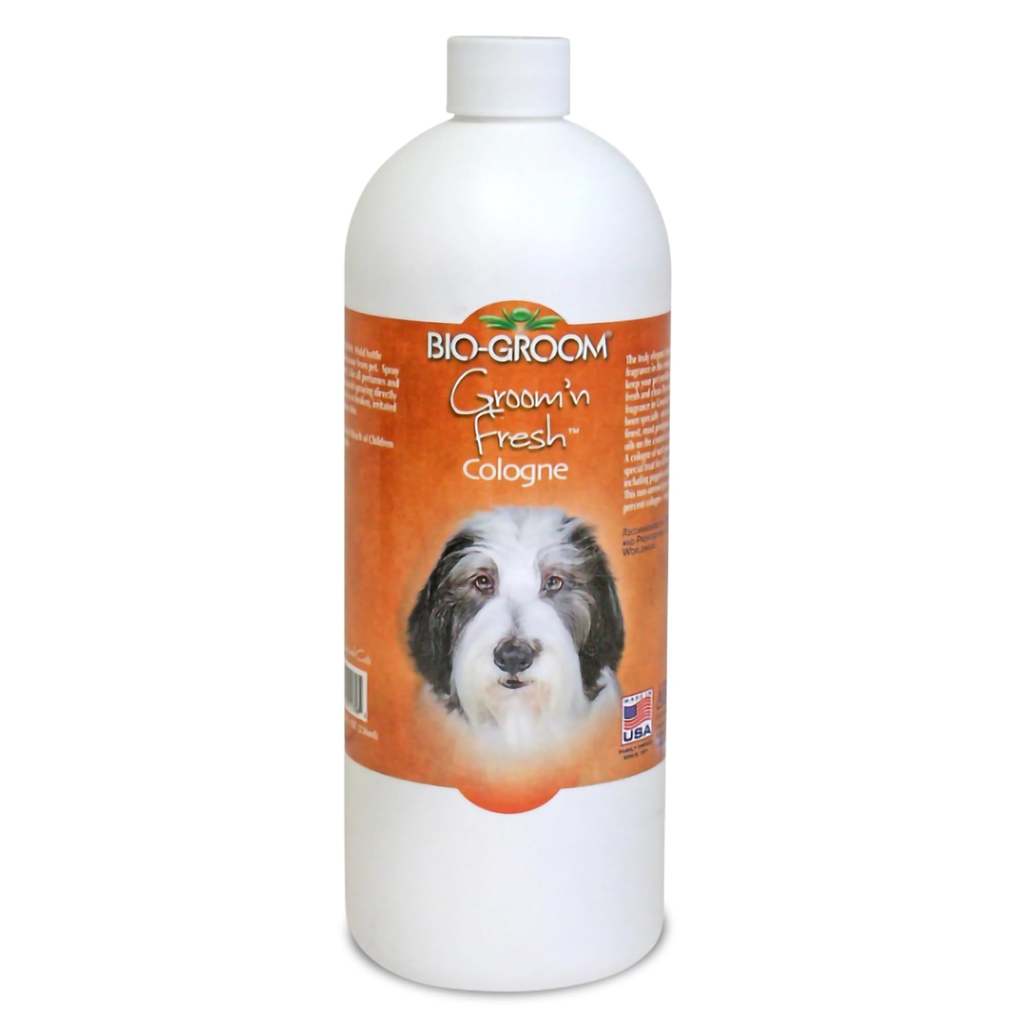 Bio-Groom Groom'n Fresh Dog Cologne - Cruelty-Free Dog Perfume & Grooming Spray for Fresh Scent | Made in USA | 32 fl oz | Ideal for Bathing, Grooming & Odor Control After Walks or Playtime