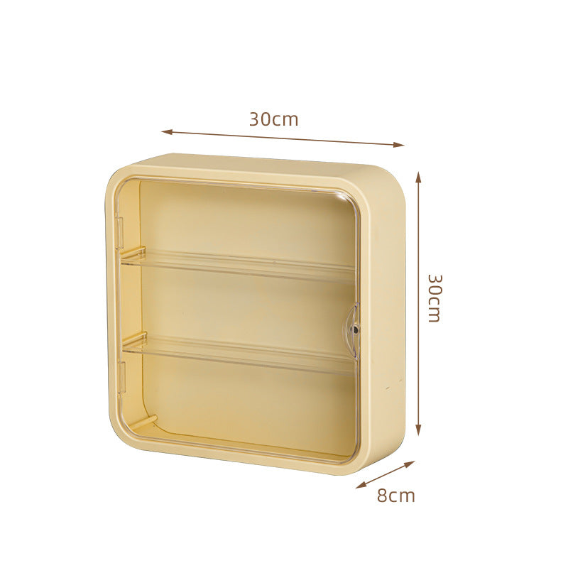 POP MART Modern Wall Mounted Display Case - Acrylic Collectible Storage Bin for Toys & Figures - Perfect for Bedroom, Office, and Living Room Decor