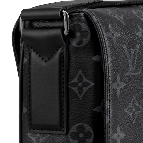 Louis Vuitton District MM Damier Ebene Canvas Crossbody Bag - Stylish & Durable for Work, Travel & Everyday Use