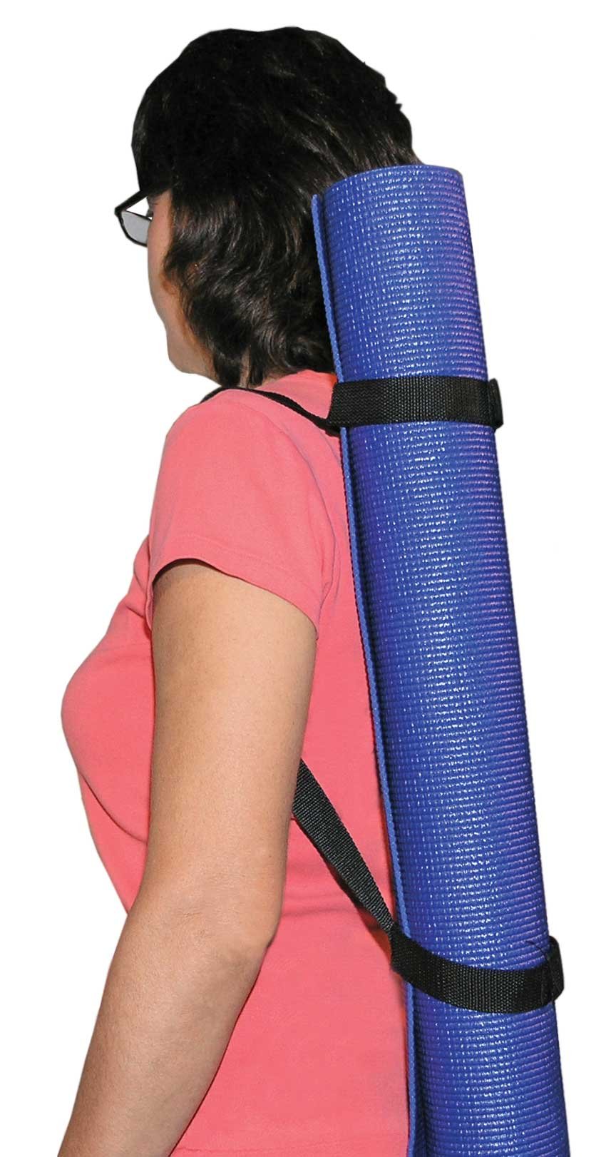 Non-Slip Yoga Mat with Carrying Strap - Extra Thick & Eco-Friendly for Home, Gym & Outdoor Workouts