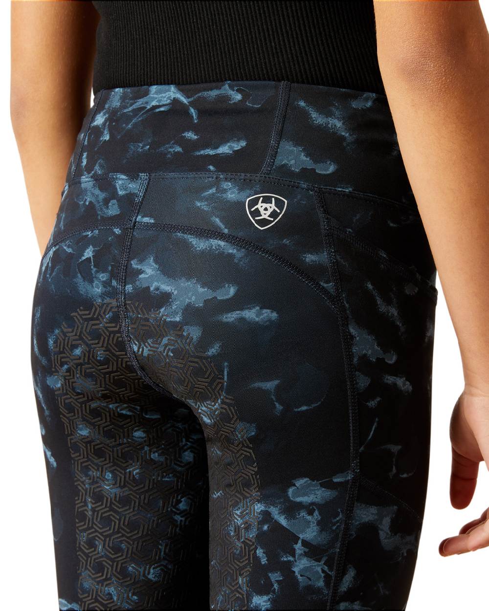 Ariat Kids EOS Print Full Seat Equestrian Tights - Perfect for Horse Riding Lessons & Competitions