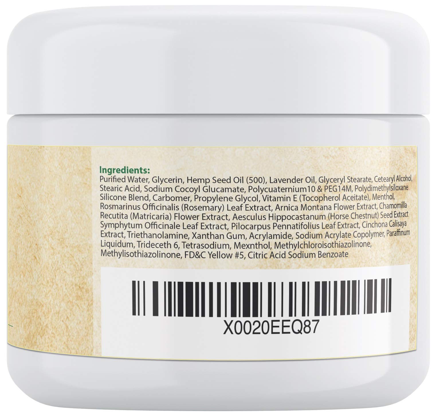 Extra Strength 500mg Hemp Cream with Arnica Oil - Advanced Therapeutics 4oz Pain Relief for Muscles & Joints - Perfect for Post-Workout Recovery & Daily Comfort