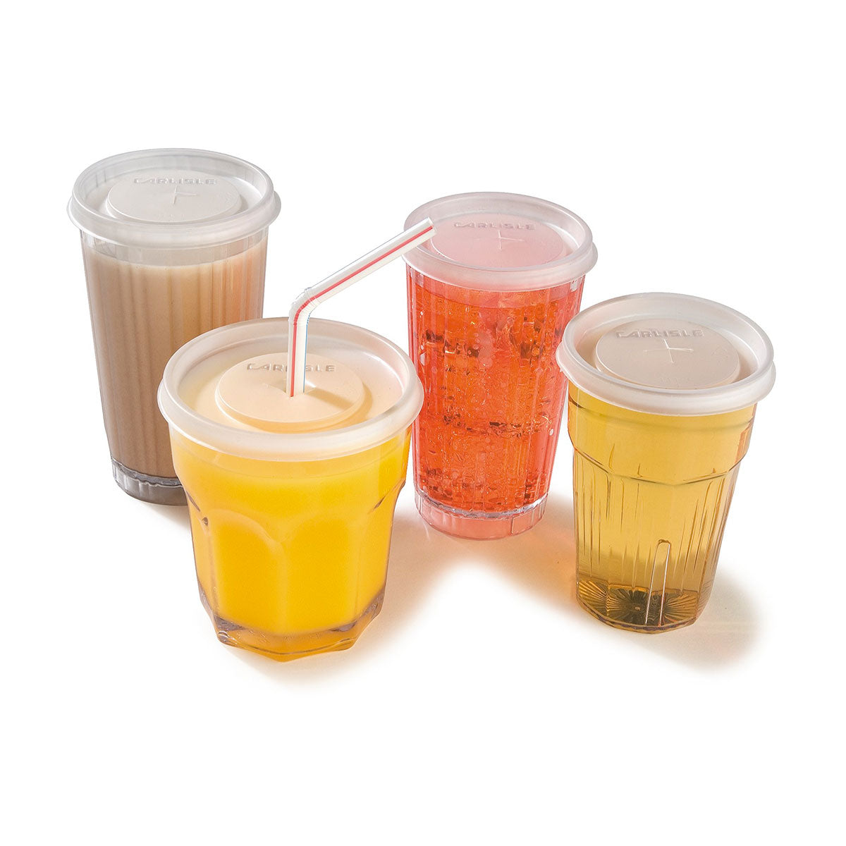 Carlisle 5810L30 Disposable Lids for 10 oz. Louis Tumblers (Case of 1,000) - Perfect for Restaurants, Cafes & Catering Services