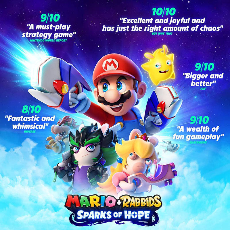 Mario + Rabbids Sparks of Hope Game for Nintendo Switch - US Version | Fun Adventure Strategy Game for Family & Friends Game Night