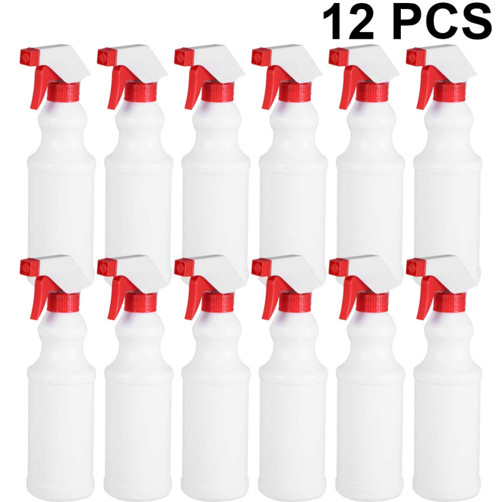 ULTECHNOVO 12 Pack Empty Mist Spray Bottles - Refillable Perfume Atomizer, Fine Water Mister for Essential Oils, Hair, Skincare & Travel (Great for DIY Beauty, Aromatherapy & Home Use)