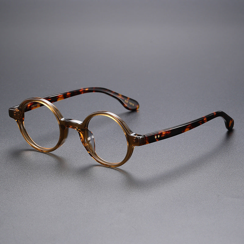 Quinn Acetate Round Glasses Frames SM56002 - Stylish & Lightweight Eyewear for Men & Women | Perfect for Reading, Work & Fashion Accessories