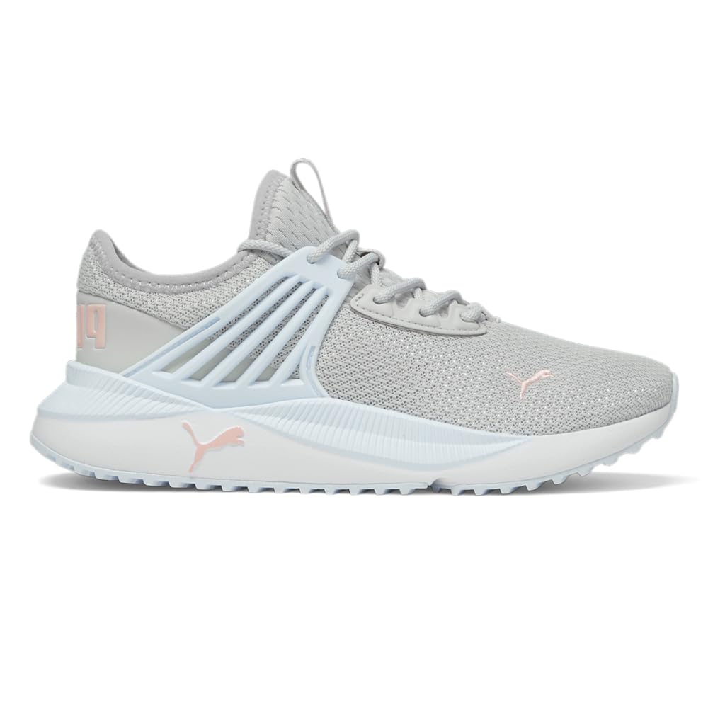 Puma Women's Pacer Future Lace-Up Sneakers - Grey Running Shoes for Women | Lightweight Comfortable Walking & Gym Workout Shoes