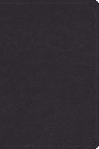 ESV Preaching Bible - Premium Black Goatskin Leather Cover for Pastors & Ministers | Ideal for Sermon Preparation, Bible Study & Church Services