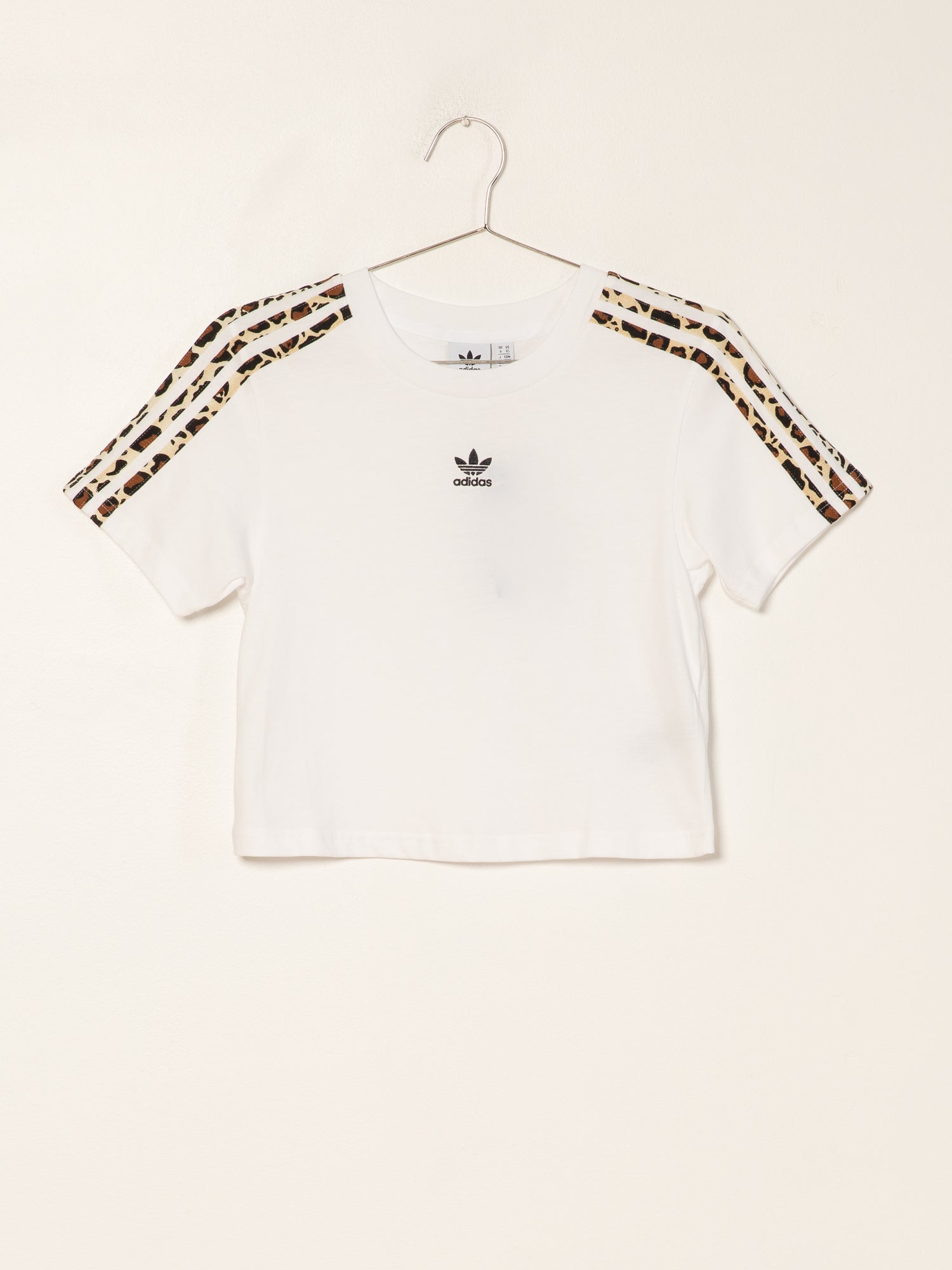 Adidas Cropped Short Sleeve T-Shirt for Women | Athletic Casual Top | Gym, Yoga & Everyday Wear