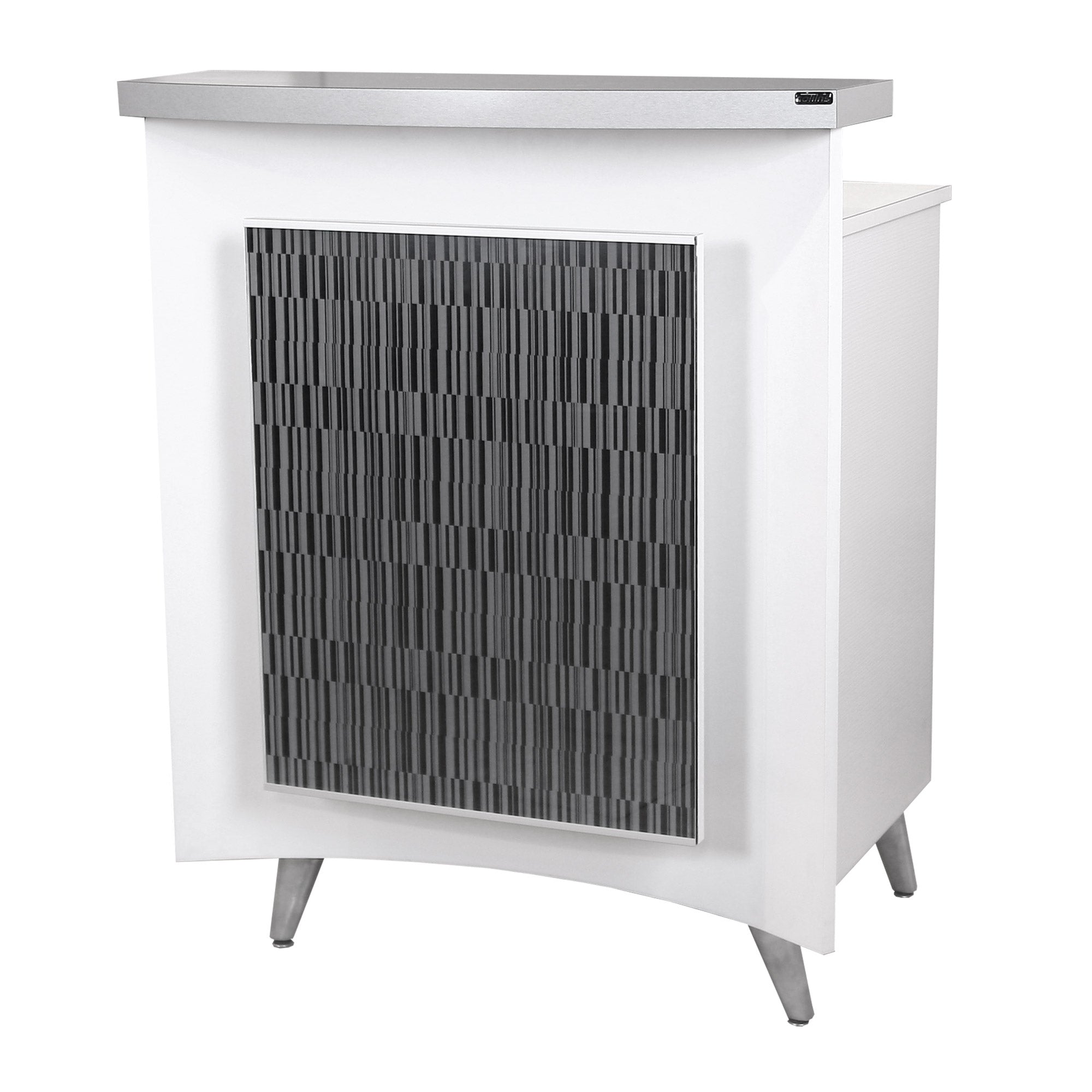 Kurve Concierge Desk - Modern Reception Desk for Office & Hotel Lobby - Perfect for Corporate, Hospitality & Commercial Spaces