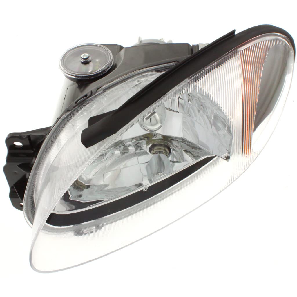 1998-2003 Ford Escort Headlights Pair - Driver & Passenger Side for Coupe ZX2 | Replacement for XS4Z 13008DA/CA - Perfect for Night Driving