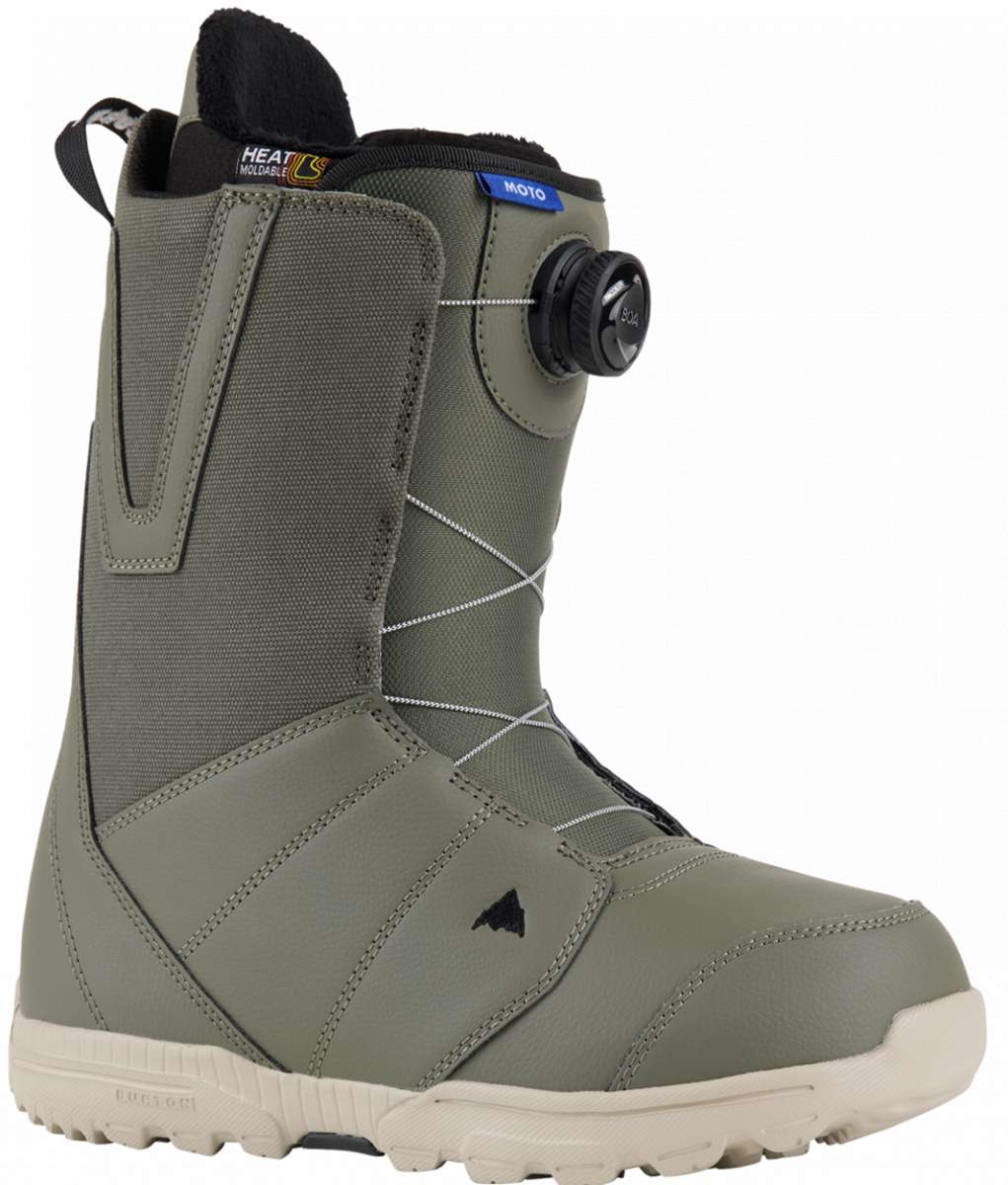 Burton Moto BOA Snowboard Boots 2024 - Men's & Women's Snowboarding Boots for All-Mountain Riding - Perfect for Freestyle, Powder & Park Performance